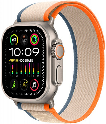 Смарт-часы Apple Watch Ultra 2 GPS + Cellular, 49 мм, оранжевого/бежевого цвета